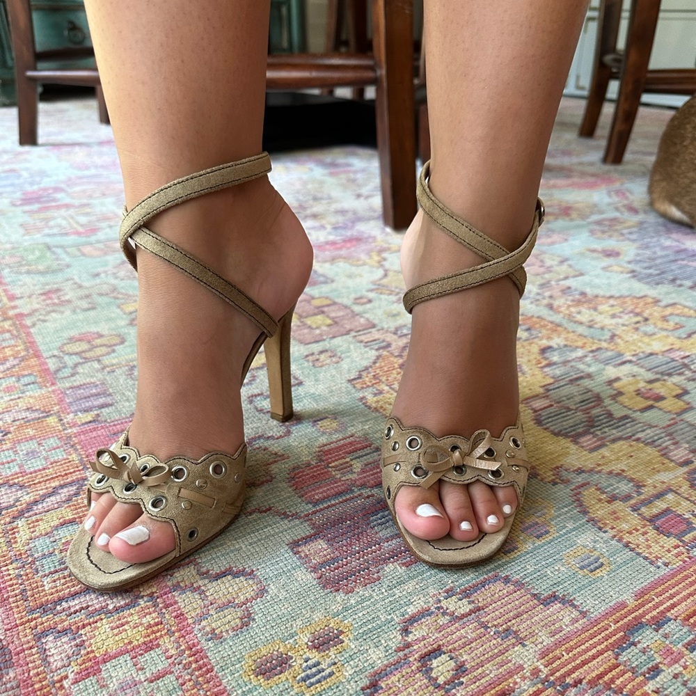 Prada strappy heels